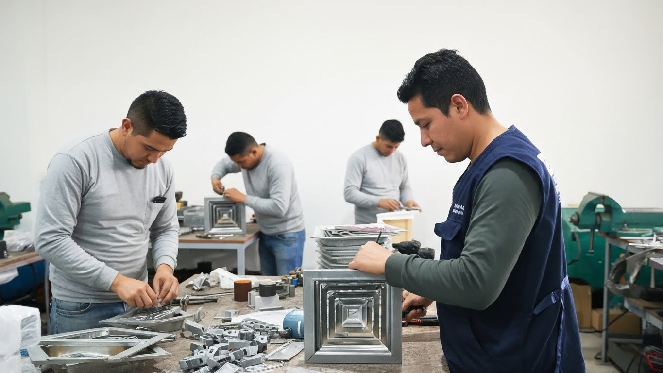 Fabricacion de rejillas de ventilacion